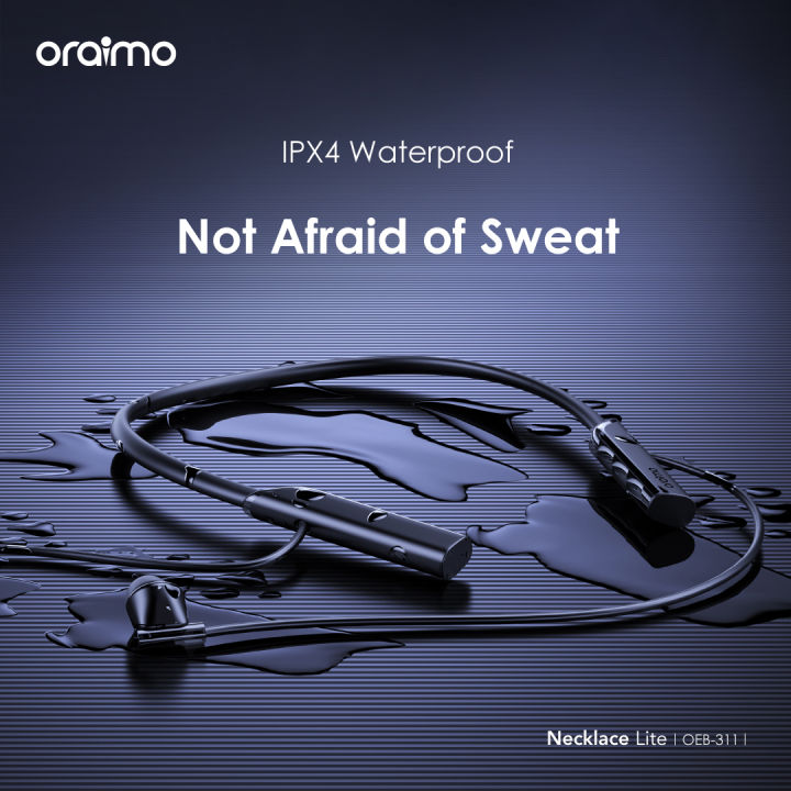 oraimo%20Necklace%20Lite%20(OEB-311)%20Call%20Vibration%20Wireless%20Earphones%20light%20gold/%20sage%20green/%20mysterious%20blue/%20Black%20-%20Image%203