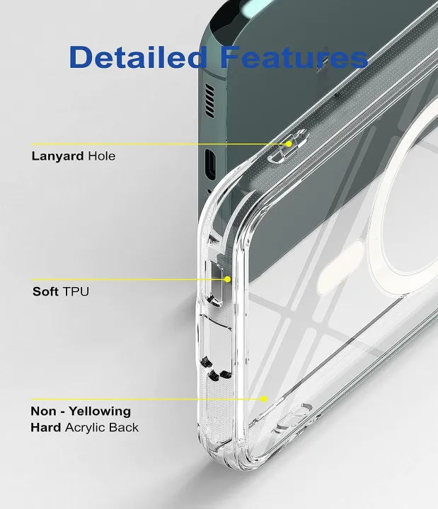 For%20Apple%20iPhone%20X%20/%20Apple%20iPhone%20XS%20MagSafe%20Shockproof%20Compatible%20Transparent%20Slim%20Fit%20Wireless%20Charging%20supported%20Frosted%20Border%20Phone%20Back%20Case%20Mobile%20Cover%20-%20Image%207