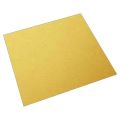 1 pound- Cake Base MDF Board (Golden) 8' INCH (Square Pack of 5). 