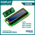 LCD Display Module for Arduino DC 5V Blue Backlight 1pcs, 2pcs, 3pcs, 5pcs Model 1602A. 