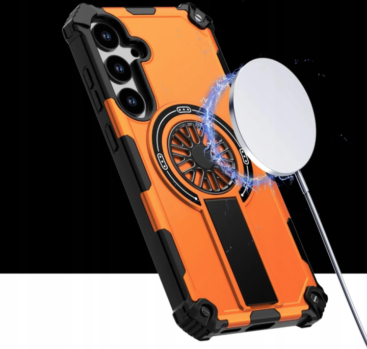 MOBICASE%20S6%20For%20Samsung%20Galaxy%20A36%205G%20Back%20Cover%20Armor%20Matte%20Magnetic%20Shockproof%20Stand%20Holder%20Case%20Luxury%20and%20Cool%20Magnetic%20Wireless%20Charger%20Case%20With%20KickStand%20Same%20Color%20-%20Image%206