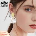 Carat Stylish Boho Dangle Earrings Vintage Rose Petal Drop Earrings Exaggerated Dangle Jewelry in Bright Colors for A Stylish Look Buyers' Favorite Bohemian Rose Petal Dangle Earrings. 