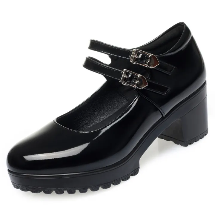 Spring%20Vintage%20Soft%20Leather%20Mary%20Jane%20Women's%20Platform%20Shoes%202024%20Block%20High%20Heel%20Comfort%20Office%20Model%20Mom%20Single%20Shoes%20-%20Image%207
