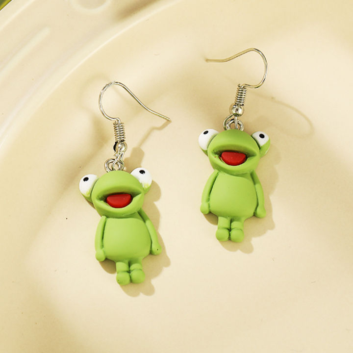 Creative%20Green%20Frog%20Pendant%20Earrings%20for%20Women%20Cute%20Frog%20Animal%20Dangle%20Earrings%20-%20Image%203