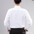 Dress Men's Long Men's Shirt Men's Bow Tie Wedding Shirt Dance Chorus Shirt Best Man White Performance Sleeve Table -︰.
