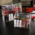 Multifunctio Makeup Lipstick Case Makeup Organizer Storage Box Lipstick Display Stand Holder Cosmetic Jewelry Organizer Box.