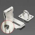Anti-theft 90 Degree Home Safety Lock Door Shed Security Hardware Hotel Staple Hasp Door Lock Accessary Padlock Clasp Household.