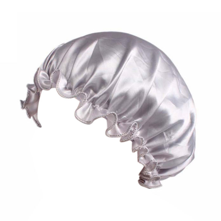 Silk%20Satin%20Night%20Sleep%20Cap%20Hair%20Bonnet%20Hat%20Head%20Cover%20Wide%20Band%20Adjust%20Elastic%20Nicle%20-%20Image%205