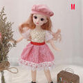 (New) 30cm 1/6 BJD doll dress DIY Girls doll toy gift (without doll) toy accessories. 