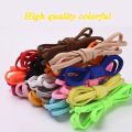 Elastic Laces Sneakers No Tie Shoe laces Round Boot Shoelaces without ties Kids Adult Quick Shoe lace Rubber Bands for Shoes. 
