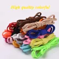 Elastic Laces Sneakers No Tie Shoe laces Round Boot Shoelaces without ties Kids Adult Quick Shoe lace Rubber Bands for Shoes. 