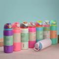 stainless steel Owala fruit cup double-layer vacuum insulated cup sports water bottle outdoor sports fitness water bottle.