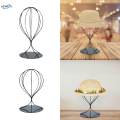 Hat Rack Caps Holder Stable Base Metal Frame Space Saver Freestanding Black Hat Stand for Home. 