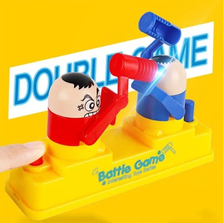 Double Hammer Game Toy Mini Child Funny Toys For Children Parent-child Interaction Desktop Game Hammer Stress Family Toys