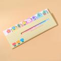 120 PCS Multi-color Kawaii Cartoon Fruit Flower Writable Sticky Notes Index for Pages Book Mark Classification. 