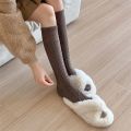 Retro Women Stockings High Quality Japanese Style New Solid Color Knee High Socks For Women Korean Style Warm Casual Long Socks. 