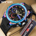 Sanda Brand G Style Men Digital Watch Shock Sports Watches Fashion Waterproof Electronic Wristwatch Mens Relogios 3302. 