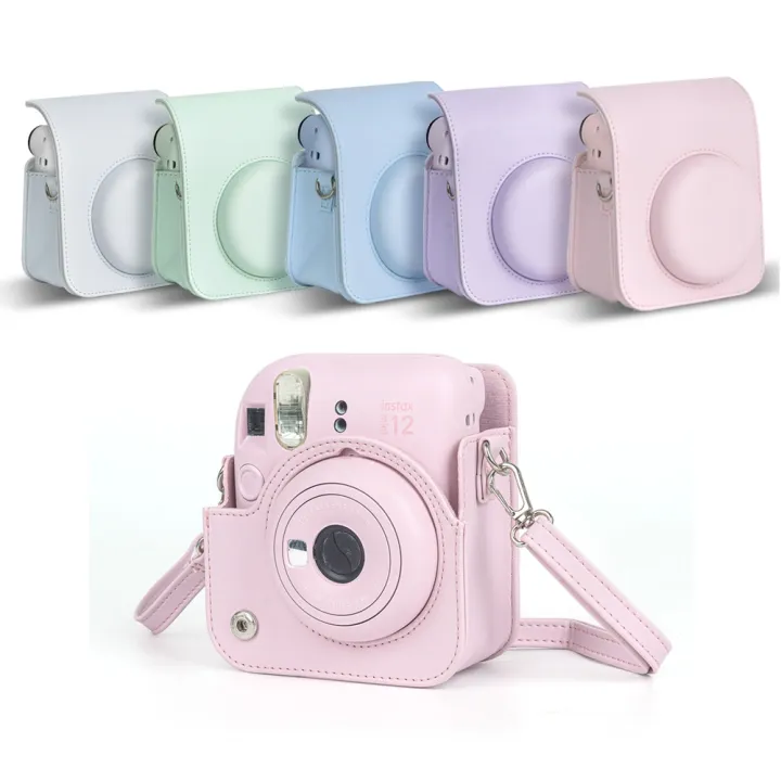 For%20FUJIFILM%20instax%20mini%2012%20Full%20Body%20Leather%20Case%20Camera%20Bag%20with%20Strap%20-%20Image%206