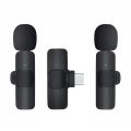 K9 Wireless Lavalier Microphone Upgraded Plug-Play Auto-Syncs Mic For Vlogs Interview Youtubers (NO APP or Bluetooth Needed). 