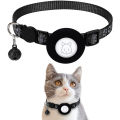 Airtag Pet Collar Reflective Nylon Adjustable Collar Anti-lost For Cat Dog. 
