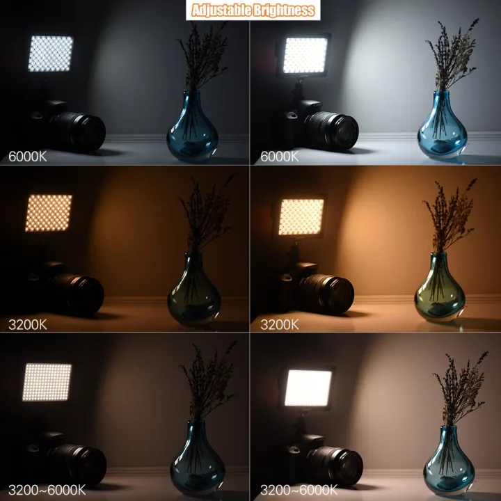 Mini%20Portable%20Dimmable%20Studio%20Video%20Photography%20LED%20Light%20Panel%20Lamp%203200K/6000K%20192pcs%20Beads%20for%20Canon%20Nikon%20DSLR%20Camera%20DV%20Camcorder%20-%20Image%203