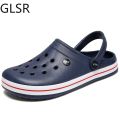 2020 Boy Sandals Crocks Summer Hole Shoes Crok Rubber 0 Men's EVA Garden Shoes Black Beach Flat Men Sandals Slippers. 
