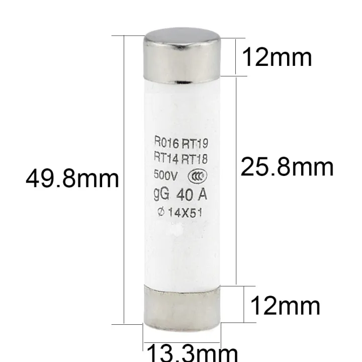 5PCS%20Long%20Cover%2014X51%20Ceramic%20Fuse%2032A%2040A%2050A%2063A%20Fusible%20Enlace%20RT18%20R016%2014*51%20Fuse%20Core%20-%20Image%203