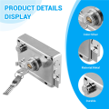 Exterior Door Locks Security Anti-Theft Lock Multiple Insurance Lock.