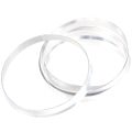 8 x Universal Aluminum Hub Centric Ring Wheel Spacer Set 74.1mm O/D 72.6mm I/D. 