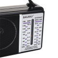 Baoer 606AC Retro AM/FM/SW Portable Radio, Battery Operated Vintage Multi Functional Radio With Built In Speaker And Flashlight. 