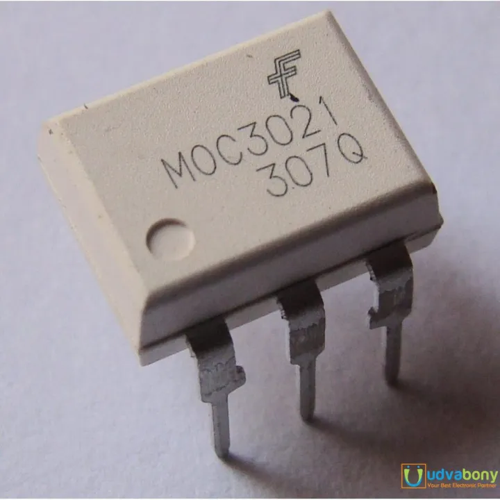MOC3021 MOC-3021 3021 Optocoupler Random Phase TRIAC Driven Optoisolator IC DIP 6 Pin Optocoupler For Electrical Circuitry & Parts
