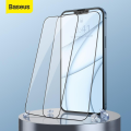 Baseus 2Pcs 0.3mm Full Tempered Glass For iPhone 13 Pro Max / 13 Pro / 13 / 13 mini/12 pro max/12 pro/12//12 mini/11 pro max/11 pro/11 Screen Protector Film Cover Glass. 