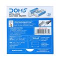 Doms Non-Toxic Dust Free Extra Long Eraser Set in Cardboard Box (Pack of 20), White. 