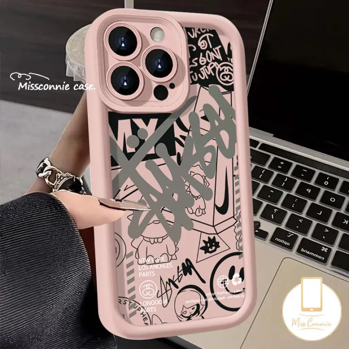 Graffiti%20Trendy%20Brand%20Stussy%20Phone%20Case%20Compatible%20for%20IPhone%2011%2013%2015%2014%2012%20Pro%20Max%20XR%20X%207Plus%20XS%20Max%206S%207%208%2015%206%20Plus%20SE%202020%20Shockproof%20Cute%20Smiley%20Soft%20Tpu%20Cover%20-%20Image%205