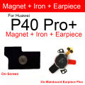 Earpiece Speaker For Huawei P30 P40 Pro+ Plus Ear Speaker with Magnet Iron Sheet on Mainboard Flex Ribbon Cable Replacement Part. 