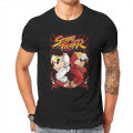 Men T-Shirt Street Fighter Ryu And Ken Humor Cotton Tee Shirt Short Sleeve Gamer Superhero Video Games T Shirts Tops Gift Idea.