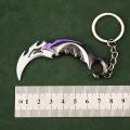 Valorant Agents Reaver 2.0 Karambit Knife Metal Vandal Game Peripheral Model Accessories Keychains Gifts Toys Boys. 