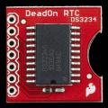 DeadOn DS3234 DS3234S 3234 Ultra-Precision Real-Time Clock Accurate RTC Module Realtime Breakout With Battery Slots. 