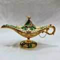 Aladin Lamp / Prodip Showpiece Magic Lamp/ Classic Metal Carved Aladdin Lamp Light Wishing Tea Oil Pot and jewelry box. 