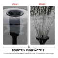 Fountain Pump Nozzle Set Multifunctional Nozzle Fountain Pump Nozzle Water Spray Heads Pond Submersible Pump Pool S.