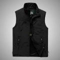 2022Vest Man Thin Outdoor Waistcoat Casual Coat Spring and Autumn Fishing Vest Jacket Vest Man Large Size Outdoor. 