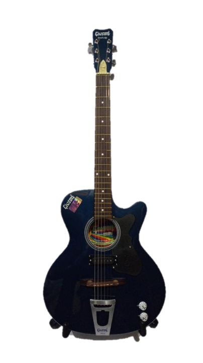 Givson Cambridge, 6-Strings, Semi-Electric Guitar, Right-Handed, Black, With Guitar Cover/Bag