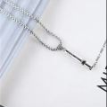 Stainless Steel Silver Color Metal Chain for Men. 