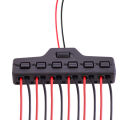 1pc/2pcs 3/6 Ports Distribution Port Sharing Box Railway Train Layout Parallel Connector Line Connection Terminal Splitter. 