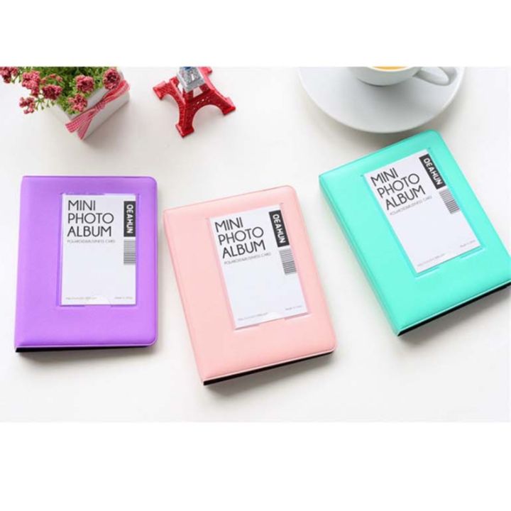 LLOYD%20Candy%20Colors%20Photo%20Album%20Memory%20Storage%20Polaroid%20Album%20Instax%20Album%20Photography%20Instant%20Polaroid%20Binders%20Albums%20Card%20Holder%20Mini%20Photo%20Album%203inch%20Picture%20Case/Multicolor%20-%20Image%204