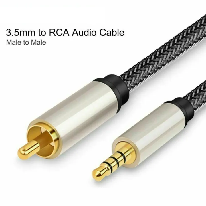 Digital%20Coaxial%20Audio%20Video%20Cable%20Stereo%20S/PDIF%20RCA%20To%203.5mm%20Jack%20Coaxial%20Speaker%20Cord%20For%20HDTV%20Home%20Video%20Accessories%20-%20Image%203