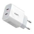 Dual PD 20W USB C Fast Charger AC 100-240V Type C Cable Power Adapter 50-60Hz Mobile Phone Charging Head for Huawei Xiaomi.