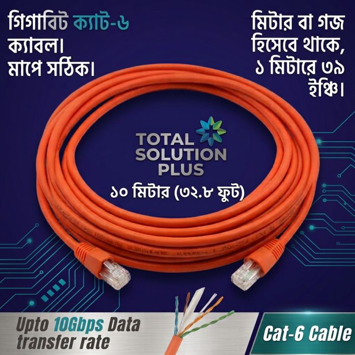 wifi cable Cat6 Cable Internet Cable 1gbps Rj45 Ethernet Lan Network Cord Cable Lead Gray/White Ready Cable-High-Speed Internet Connectivity With Cat6 Cable 10/15/20/25/30/50 meter