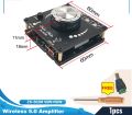 Wuzhi ZK-502M Audio Mini 2.0 Stereo 50W+50W bluetooth Digital Amplifier Module 50W*2 AMP Amplificador Home Theater AUX USB. 