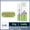 Mamaearth Retinol Night Cream For Women with Retinol & Bakuchi for Anti Aging, Fine Lines and Wrinkles I 50 g I India. 